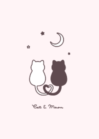 貓與月亮 /dull pink