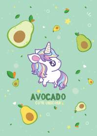 Unicorn Avocado Kawaii