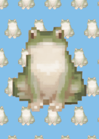 Frogpattern 픽셀 아트 테마 Blue02