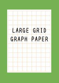 LARGE ORANGE GRID GRAPH PAPER-GREEN-YEL