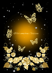 Wish come true,Goldrose & Butterfly Ver6