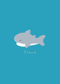 shark simple light blue