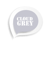 Cloud Gray Button In White