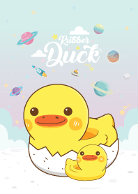 Rubber Duck Like Galaxy Pastel