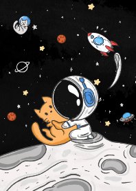 The Cat and Astronaut : Loving Cat