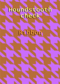Houndstooth check<Ribbon>