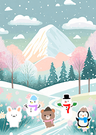 Kawaii scandinavian style(Winter-532)