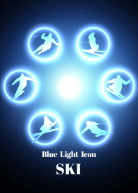 Blue Light Icon SKI