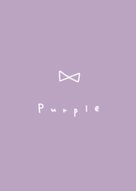 Purple and white ribbon.