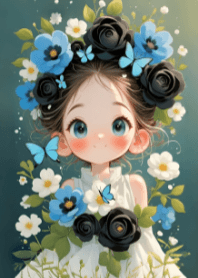 少女と花 V.6