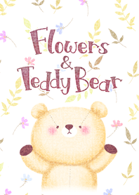 Flowers & Teddy Bear #Picture book