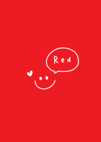 Fashionable * red. Smile.