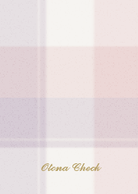 Otona Check Lavender for world