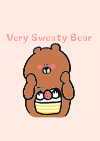 汗かきくまさん 苺ケーキ