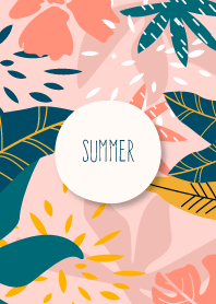 Abstract Misty Rose Summer