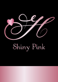 INITIAL H -Shiny Pink-