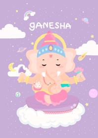 Ganesha : Galaxy (Purple v.)