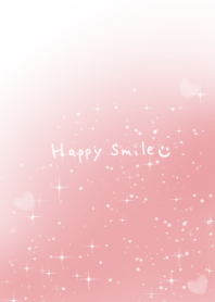 Happy smile pink&heart