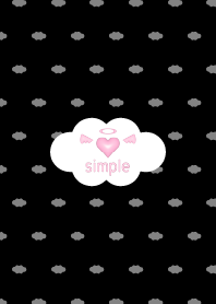 gothic lolita blue black white heart 011