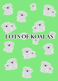 LOTS OF KOALAS-GREEN