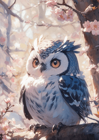 blue eyed owl
