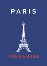 FRANCE PARIS EIFFEL TOWER BLUE WHITE RED