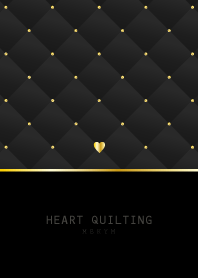 HEART QUILTING-GRAY BLACK 16