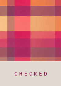CHECKED RED ORANGE - BROWN 7
