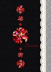 誕生石シリーズ5-ガーネット-