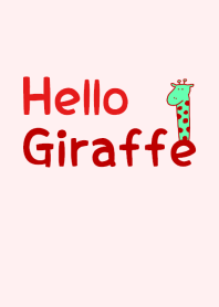Hello Giraffe red 10