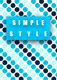 Dot Blue Simple style