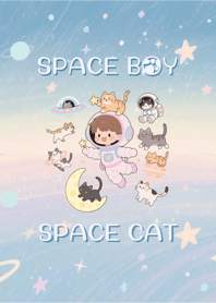 DL Space Boy Space Cats