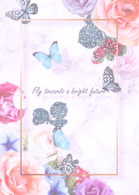 Flower, Butterfly and Marble5 purple14_2
