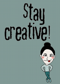 October Apple - Stay Creative.