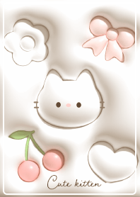 beige Dreamy white puff 02_2