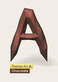 Theme for Initial A . [Chocolate]