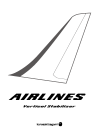 AIRLINES Vertical stabilizer W/G