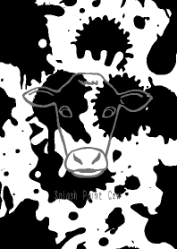 Splash Paint Cow