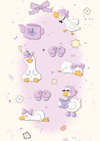 A duck holding a watering can.1