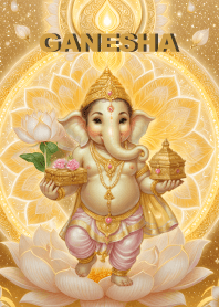 Ganesha=rich, wealth.