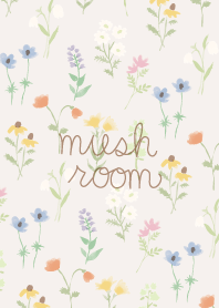 水彩ボタニカルフラワー2　mush