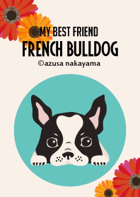 I Love French Bulldog Line Theme Line Store