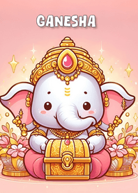 Ganesha is smiling and blessing - JP 18