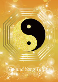 Orange: Taijitu of Yin and Yang