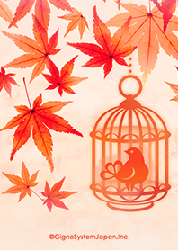 大人可愛い♪紅葉のイラスト着せかえ