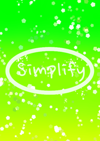 simplify sparkling lime green glitter
