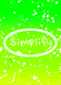Simplify แวววาว สีเขียวอ่อน