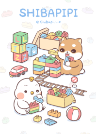 柴犬皮皮&小胖雞 - 玩具屋