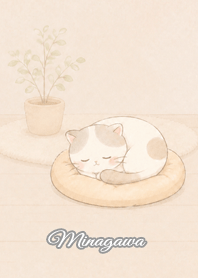 Cozy Lazy Cat: Minagawa