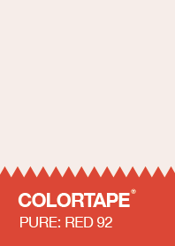 COLORTAPE II PURE-COLOR RED NO.92